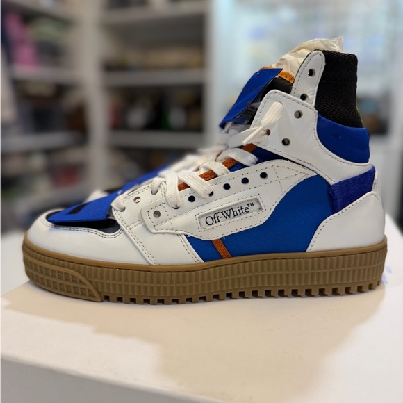 Off-White 3.0 Off-Court Sneakers in Blue and White NEW - Picture 6 of 11
